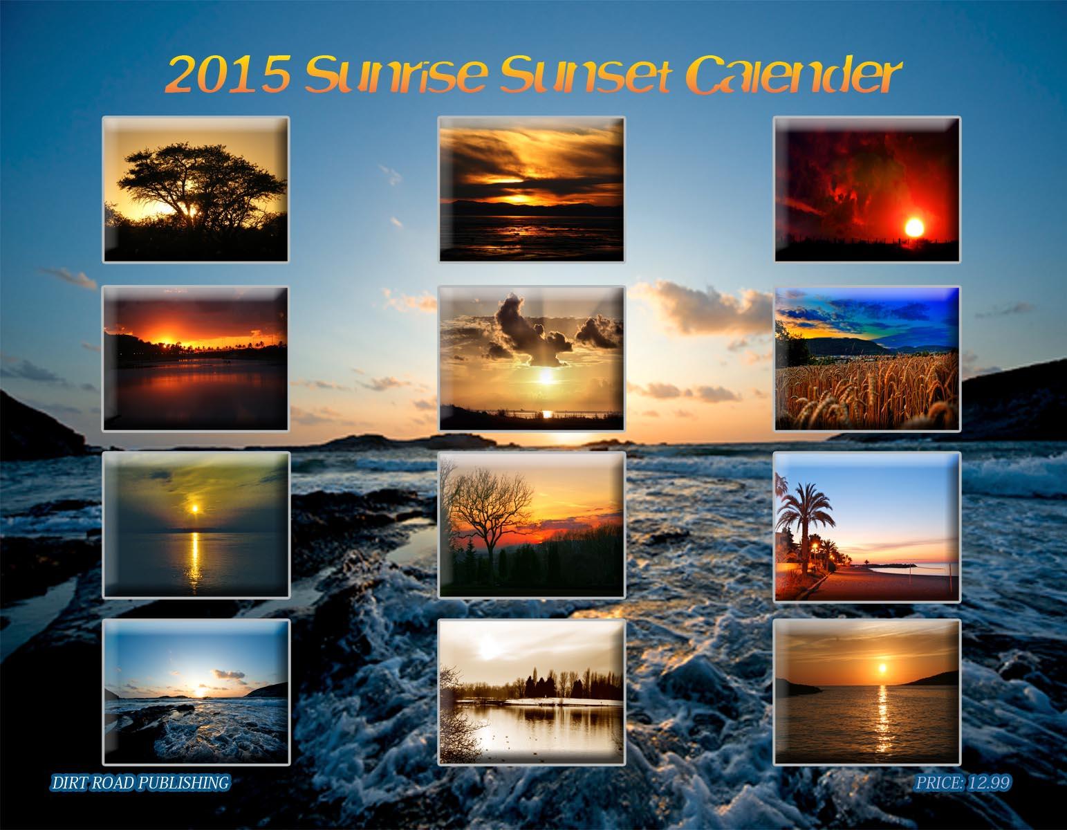 2015 Sunrise Sunset Calendar Printcuda